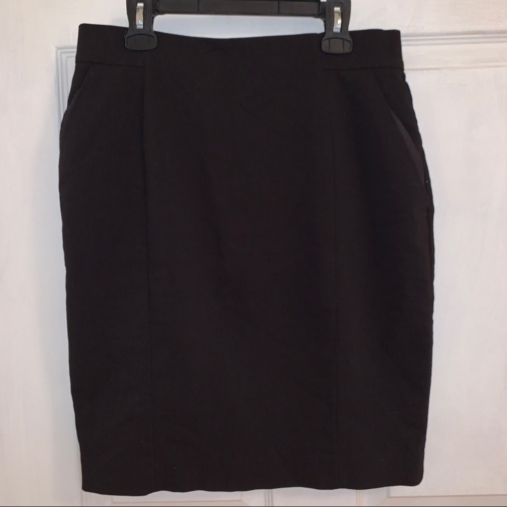 Size 10 - H&M BLACK PENCIL SKIRT - Picture 2 of 2
